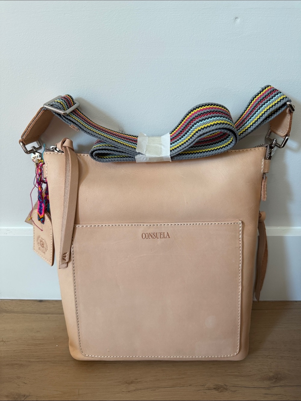 NEW Consuela Diego Leather Tour Crossbody